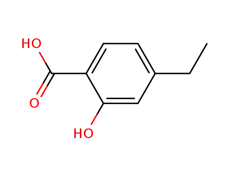 Molecular Structure of 22890-53-5 (4-ethyl-2-hydroxybenzoic acid)