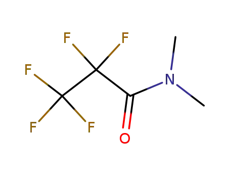 Molecular Structure of 83599-57-9 (2,2,3,3,3-pentafluoro-N,N-dimethylpropionamide)