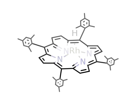 (5,10,15,20-tetramesitylporphyrinato)rhodium(III) hydride