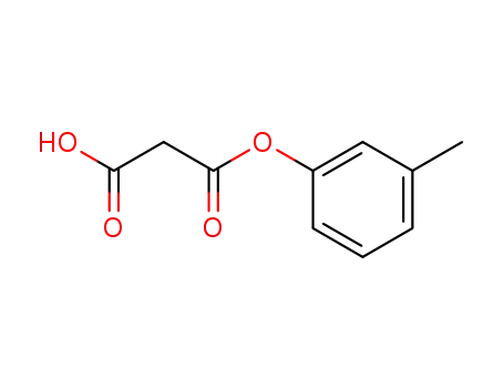 Molecular Structure of 114223-13-1 (3-(3-methylphenoxy)-3-oxopropanoic acid)