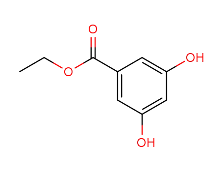 Molecular Structure of 4142-98-7 (ETHYL 3,5-DIHYDROXYBENZOATE)
