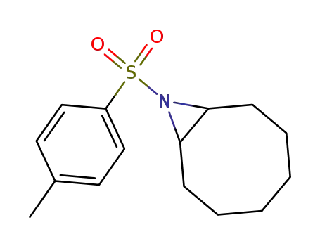 Molecular Structure of 65996-41-0 (9-Azabicyclo[6.1.0]nonane, 9-[(4-methylphenyl)sulfonyl]-)