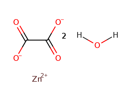 Molecular Structure of 16788-40-2 (Ethanedioic acid, zinc salt (1:1), hydrate)