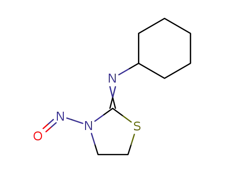2-(cyclohexylimino)-3-nitrosothiazolidine