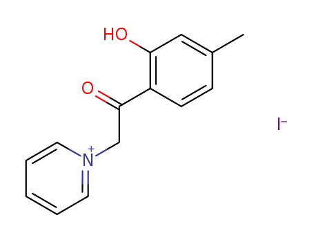 Pyridinium,1-[2-(2-hydroxy-4-methylphenyl)-2-oxoethyl]-, iodide (1:1) cas  5331-40-8