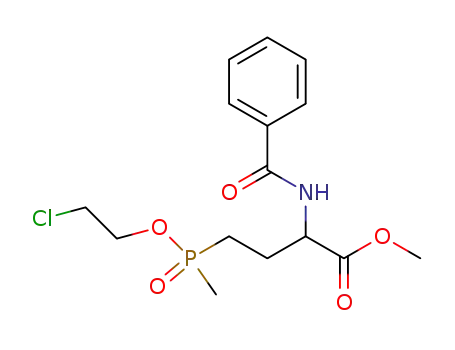 2-Chloroethyl <3-benzoylamino-3-(methoxycarbonyl)propyl>methylphosphinate