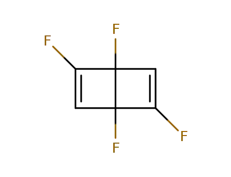 Molecular Structure of 75410-99-0 (Bicyclo[2.2.0]hexa-2,5-diene, 1,2,4,5-tetrafluoro-)