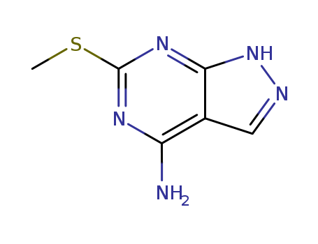 1H-Pyrazolo[3,4-d]pyrimidin-4-amine,6-(methylthio)- cas  5444-29-1