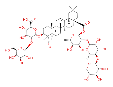 3-O-β-D-galactopyranosyl-(1->2)-β-D-glucuronopyranosyl gypsogenin 28-O-β-D-xylopyranosyl-(1->4)-α-L-rhamnopyranosyl-(1->2)-β-D-fucopyranoside