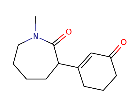 1-methyl-3-(3-oxocyclohexen-1-yl)azepan-2-one