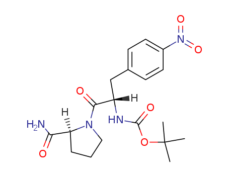 L-Prolinamide,N-[(1,1-dimethylethoxy)carbonyl]-4-nitro-L-phenylalanyl- (9CI)