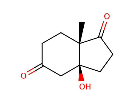 1H-Indene-1,5(4H)-dione,hexahydro-3a-hydroxy-7a-methyl-, (3aS,7aS)-