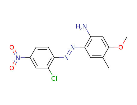 Benzenamine,2-[2-(2-chloro-4-nitrophenyl)diazenyl]-5-methoxy-4-methyl-