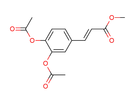 Methyl 3-(3,4-bis(acetyl)oxyphenyl)prop-2-enoate