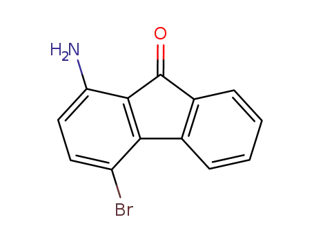 Molecular Structure of 16149-47-6 (4-Brom-1-amino-fluorenon-<sup>(9)</sup>)