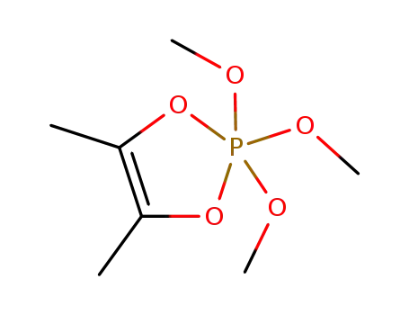 Molecular Structure of 1665-79-8 (2,2,2-TRIMETHOXY-4,5-DIMETHYL-1,3-DIOXAPHOSPHOLENE)