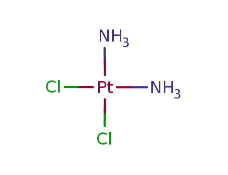 Molecular Structure of 14913-33-8 (trans-Dichlorodiamineplatinum(II))