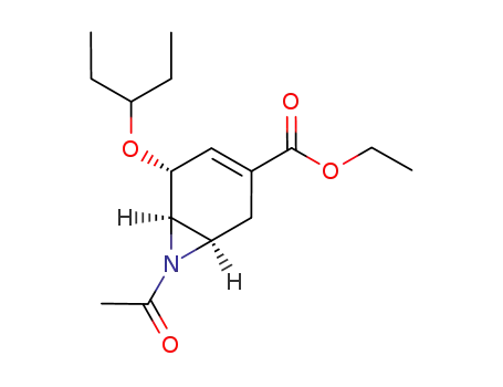 ethyl (3R,4R,5R)-4,5-acetylimino-3-(1-ethylpropoxy)cyclohex-1-ene-1-carboxylate