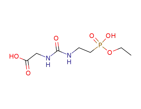 Molecular Structure of 88981-31-1 (Glycine, N-[[[2-(ethoxyhydroxyphosphinyl)ethyl]amino]carbonyl]-)