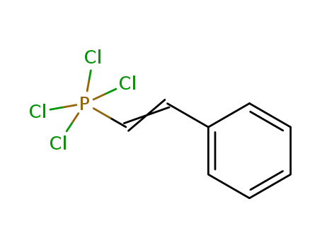 Molecular Structure of 4895-49-2 (Phosphorane, tetrachloro(2-phenylethenyl)-)