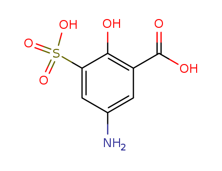 Benzoic acid,5-amino-2-hydroxy-3-sulfo- cas  6201-87-2