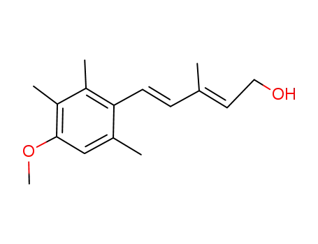 2,4-Pentadien-1-ol, 5-(4-methoxy-2,3,6-trimethylphenyl)-3-methyl-,
(E,E)-