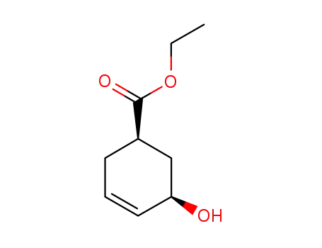Molecular Structure of 1287204-65-2 ((1R,5R)-ethyl 5-hydroxycyclohex-3-enecarboxylate)