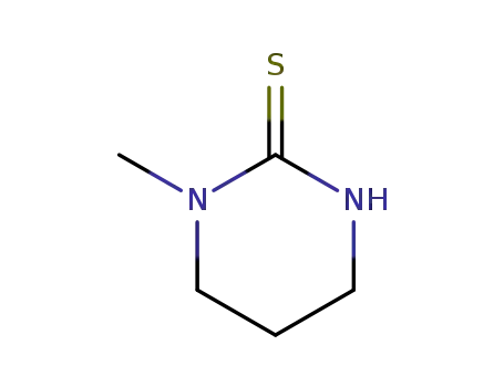 Molecular Structure of 24421-05-4 (tetrahydro-1-methyl-1H-pyrimidine-2-thione)