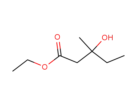 Molecular Structure of 31033-23-5 (3-Hydroxy-3-methylvaleric acid ethyl ester)