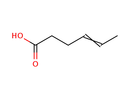 Molecular Structure of 35194-36-6 (4-Hexenoic acid)