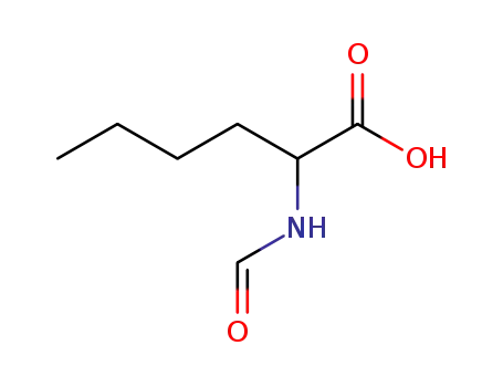 Molecular Structure of 118659-59-9 (2-formamidohexanoic acid)