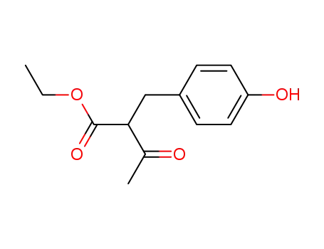 Molecular Structure of 52252-58-1 (2-(4-Hydroxybenzyl)acetessigsaeure-ethylester)