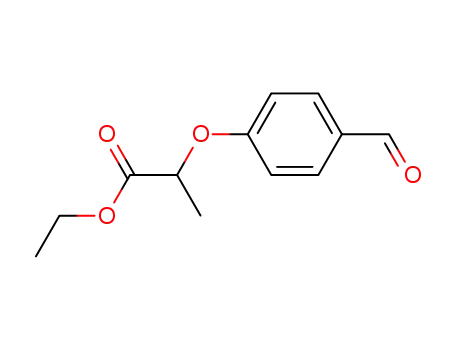 Molecular Structure of 51264-73-4 (ethyl 2-(4-formylphenoxy)propionate)