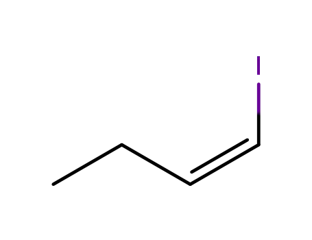 Molecular Structure of 54068-75-6 (1-Butene, 1-iodo-, (1Z)-)