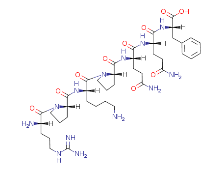 N5-(Diaminomethylene)-L-ornithyl-L-prolyl-L-lysyl-L-prolyl-L-glutaminyl-L-glutaminyl-L-phenylalanine CAS No.68060-49-1