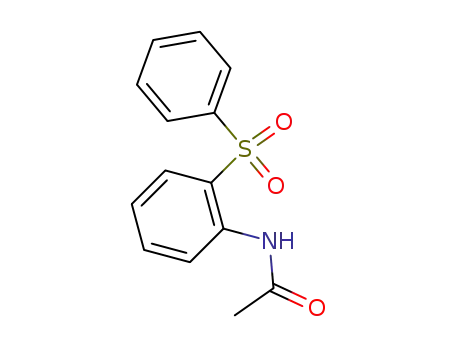 Molecular Structure of 16714-29-7 (acetic acid-(2-benzenesulfonyl-anilide))