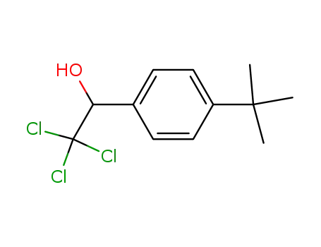 Molecular Structure of 59202-36-7 (Benzenemethanol, 4-(1,1-dimethylethyl)-a-(trichloromethyl)-)