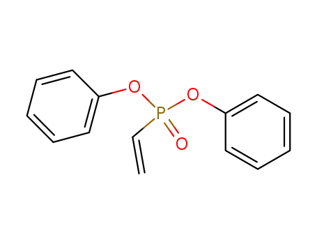Molecular Structure of 727-16-2 (Phosphonic acid, ethenyl-, diphenyl ester)