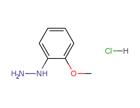 Molecular Structure of 57396-67-5 (2-Methoxyphenylhydrazine hydrochloride)