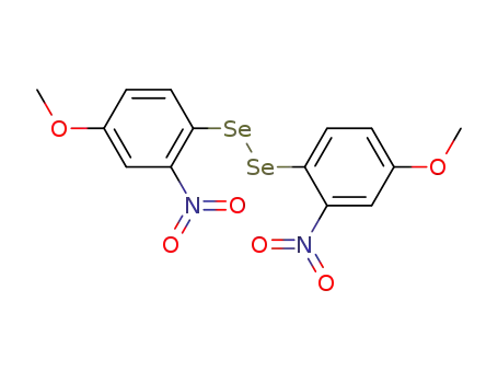 Molecular Structure of 35350-45-9 (BIS(4-METHOXY-2-NITROPHENYL)DISELENIDE)