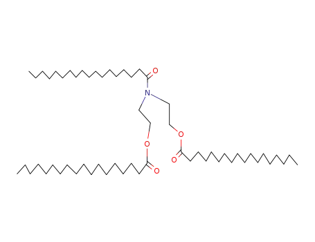Molecular Structure of 51325-39-4 ([(1-oxooctadecyl)imino]diethane-1,2-diyl distearate)