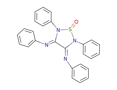 2,5-Diphenyl-3,4-diphenylimino-1,2,5-thiadiazolidin-S-oxid