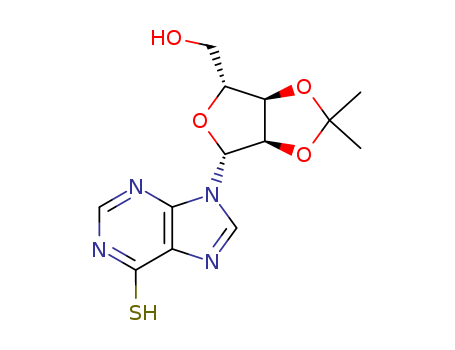 6-Mercapto-9-(2,3-O-isopropylidine-β-D-ribofuranosyl)purine