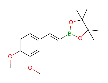 (E)-2-(3,4-dimethoxystyryl)-4,4,5,5-tetramethyl-1,3,2-dioxaborolane