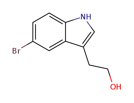 Molecular Structure of 32774-29-1 (5-Bromotryptophol)