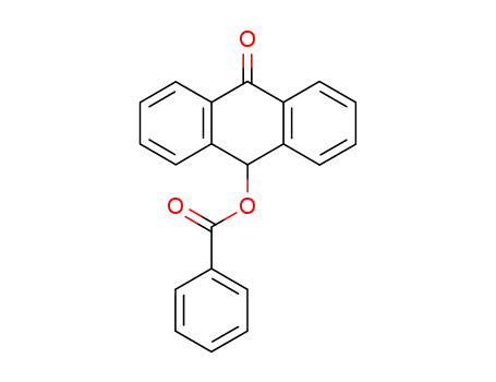 Molecular Structure of 127479-07-6 (10-benzoyloxy-anthrone)