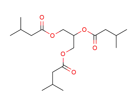 Molecular Structure of 620-63-3 (glycerol triisovalerate)