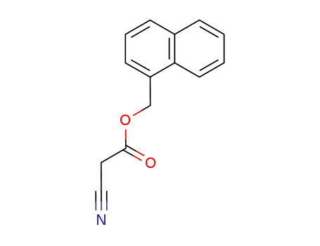 Acetic acid, cyano-, 1-naphthalenylmethyl ester