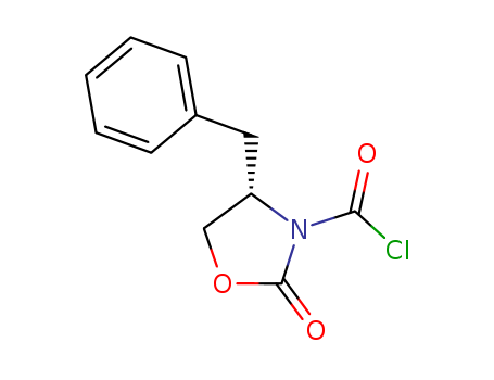 3-Oxazolidinecarbonyl chloride, 2-oxo-4-(phenylmethyl)-, (S)-