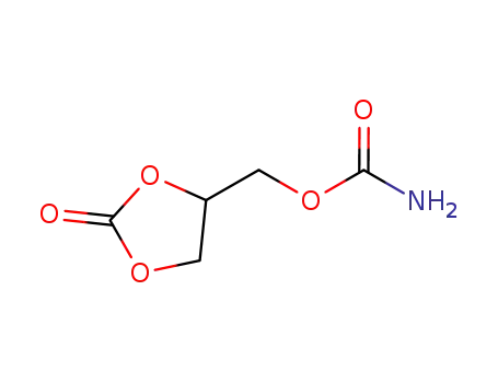 Molecular Structure of 855687-99-9 ((2-oxo-1,3-dioxolan-4-yl)methyl carbamate)